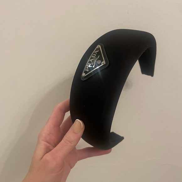 Prada Black Logo Headband - Picture 7 of 8